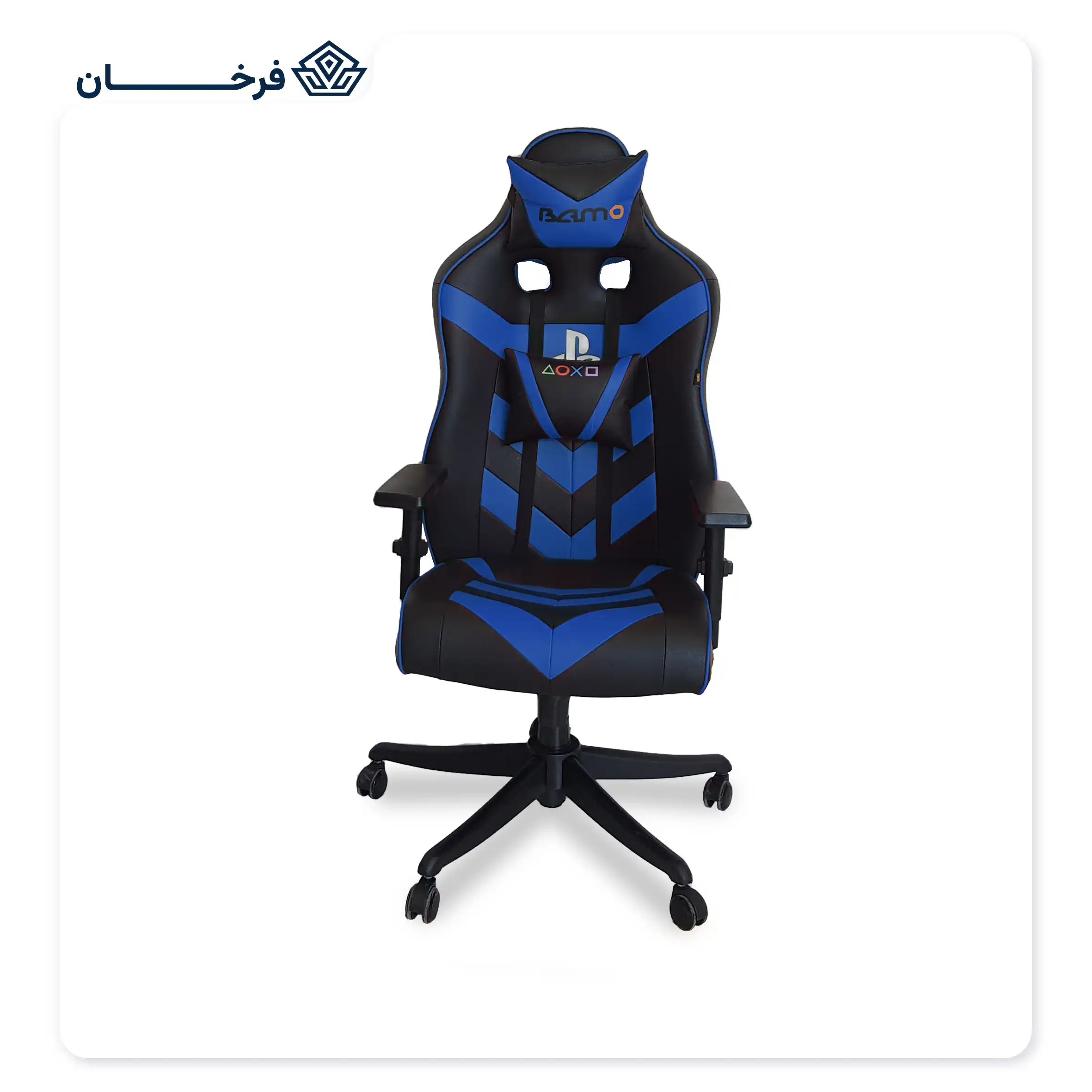 صندلی گیمینگ بامو طرح پلی‌استیشن مدل 2024-Eagle کد 100843