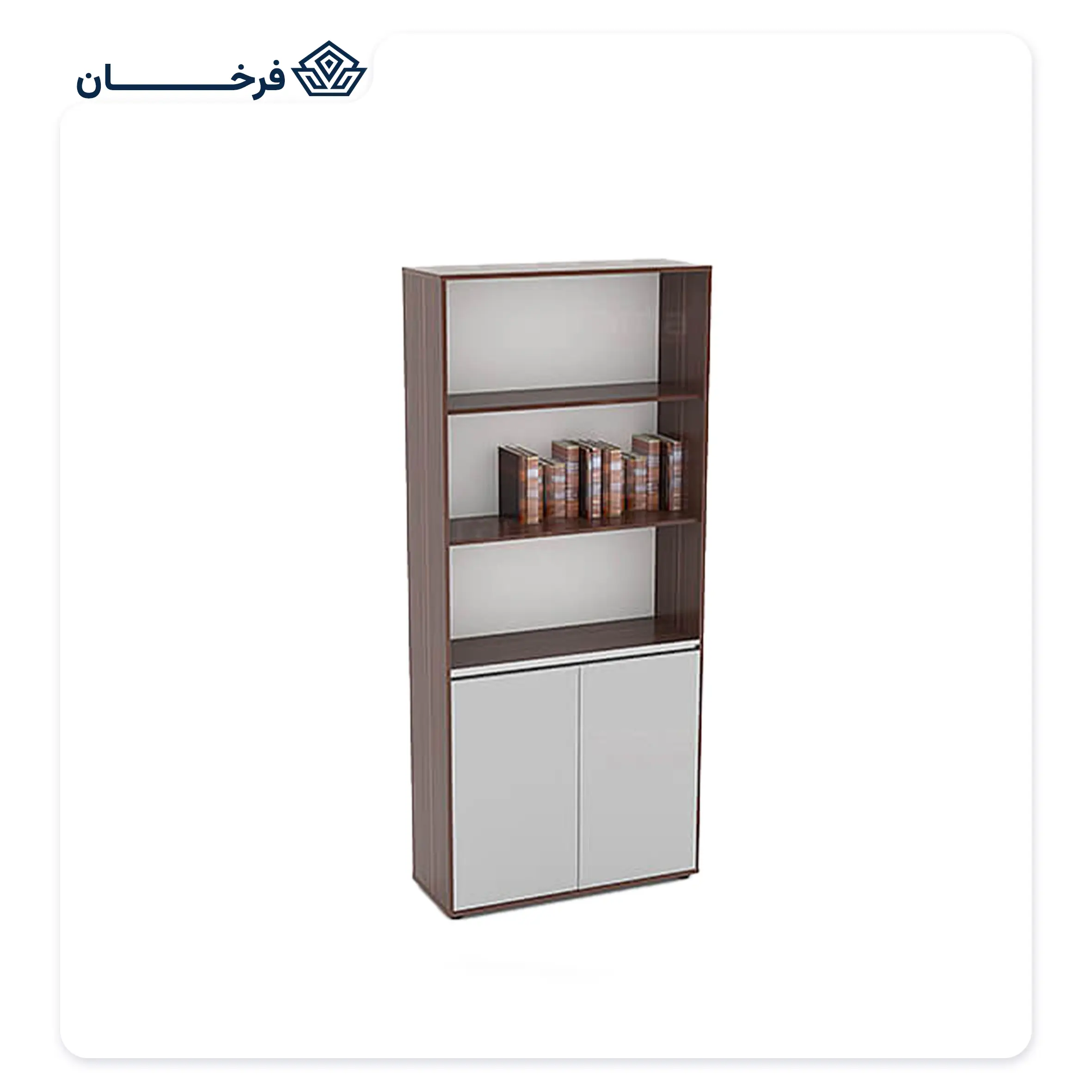 office-book-cases-code-202-1 کتابخانه کارمندی کد 202