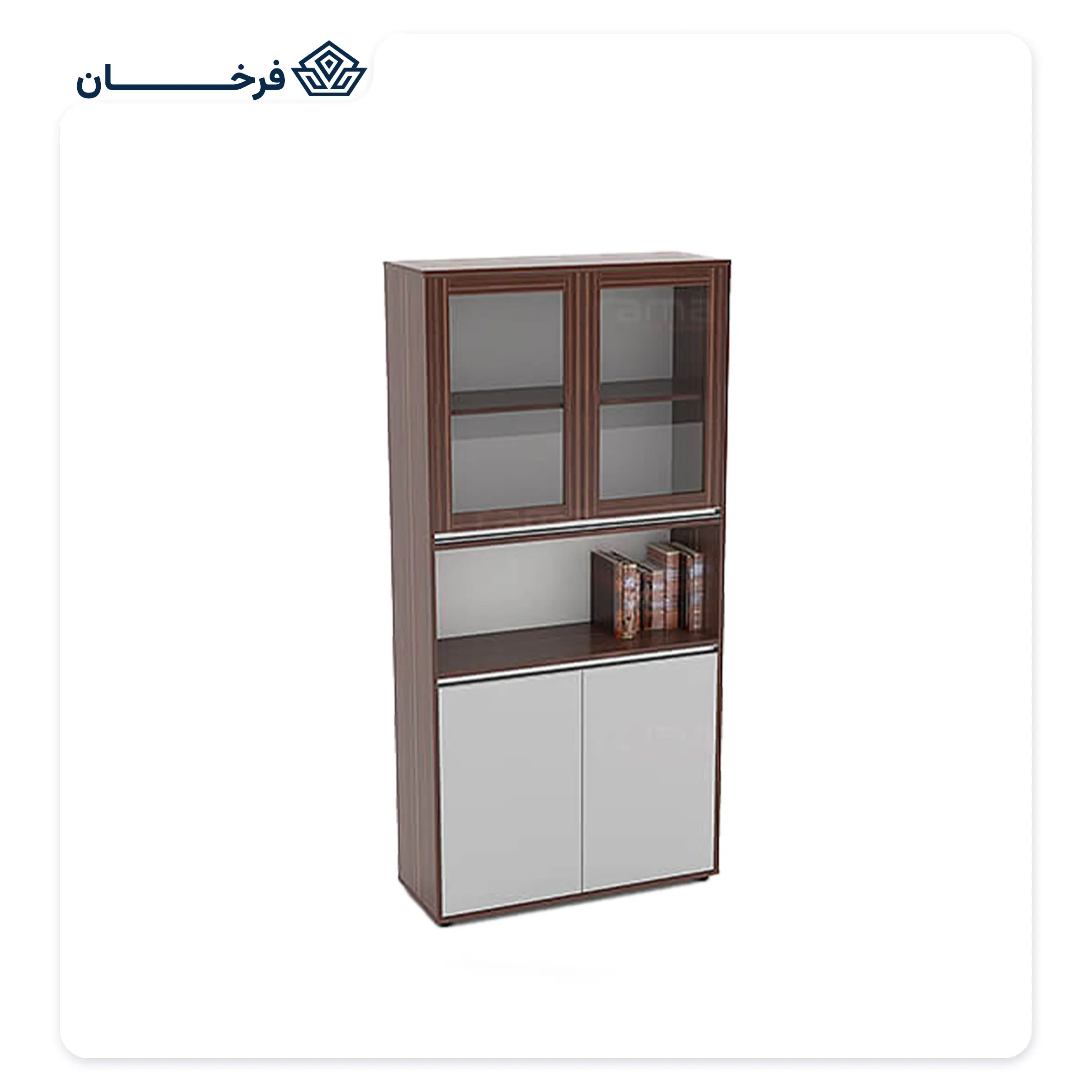office-book-cases-code-703-1 کتابخانه کارمندی کد 703