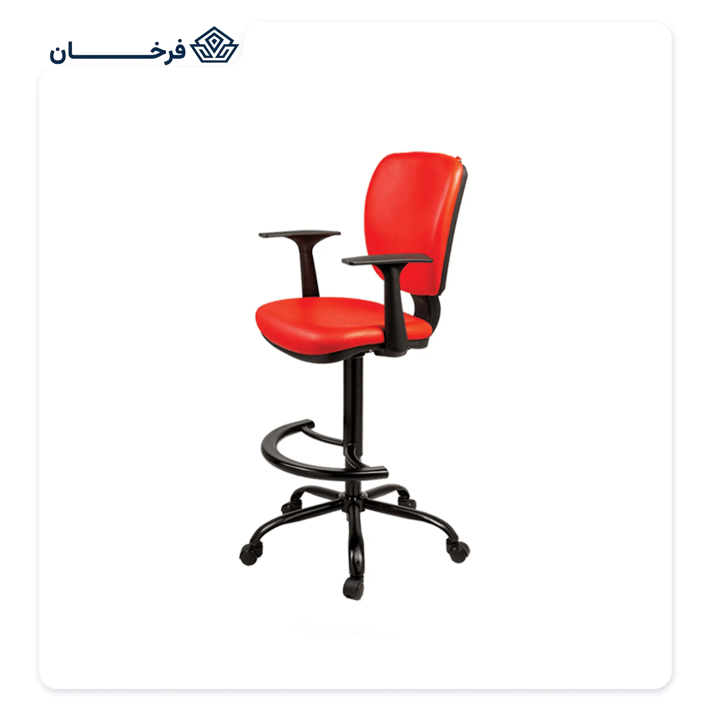 صندلی کانتر و نقشه کشی راحتیران مدل F 208