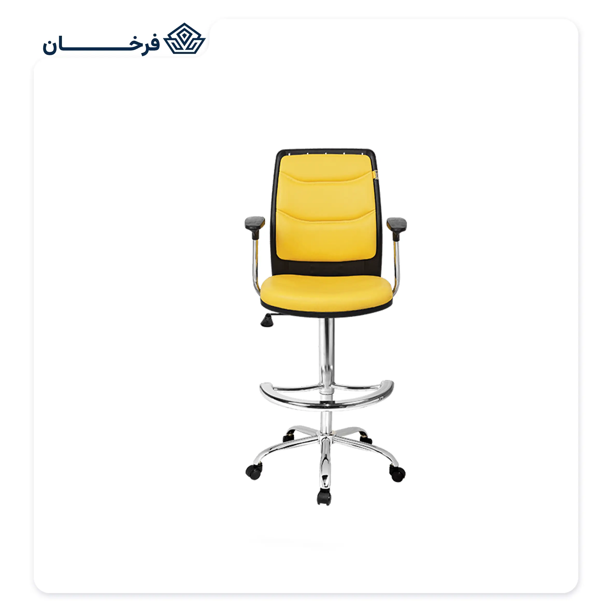 صندلی کانتر و نقشه کشی راحتیران مدل F 655